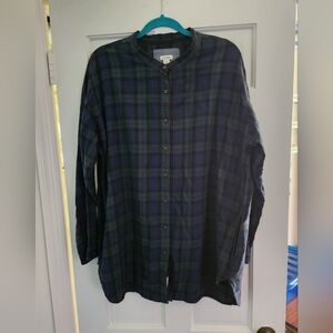 LLBean flannel tunic